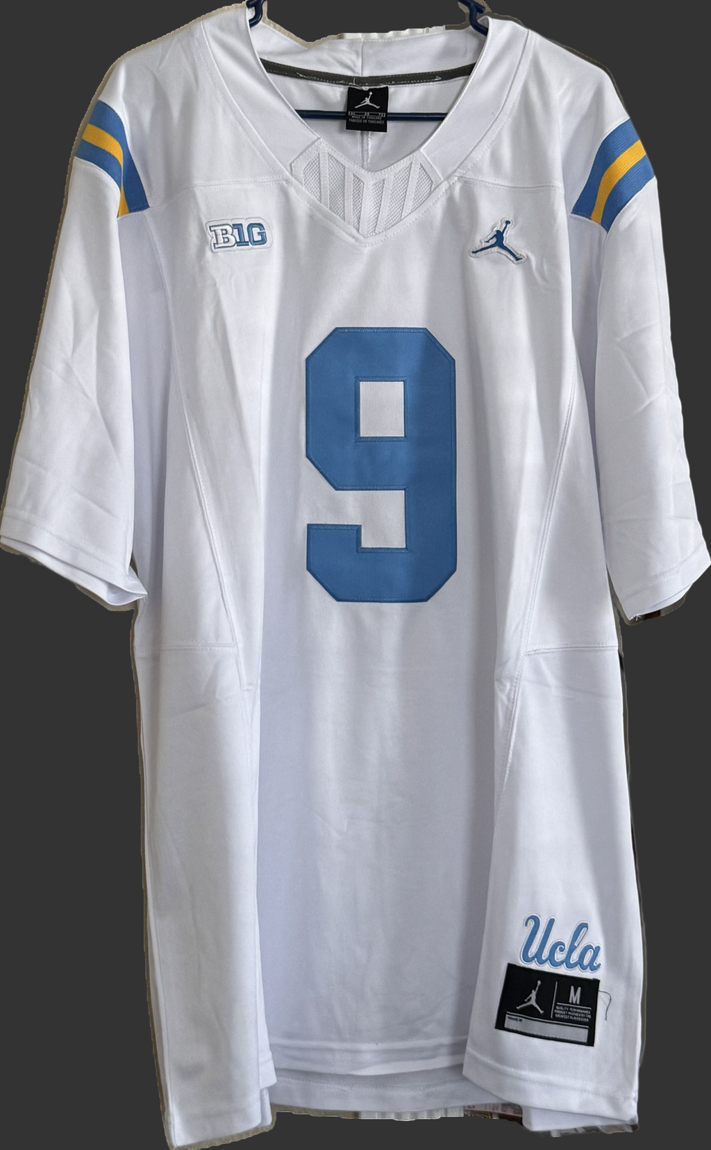 WHITE UCLA NICO IAMALEAVA #9 jersey