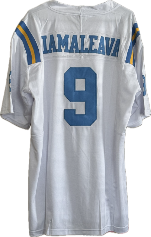 WHITE UCLA NICO IAMALEAVA #9 jersey